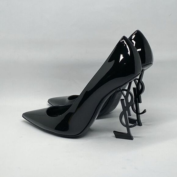 Saint Laurent Opyum Point-Toe Patent Leather Pumps size 39.5 - Picture 9 of 16